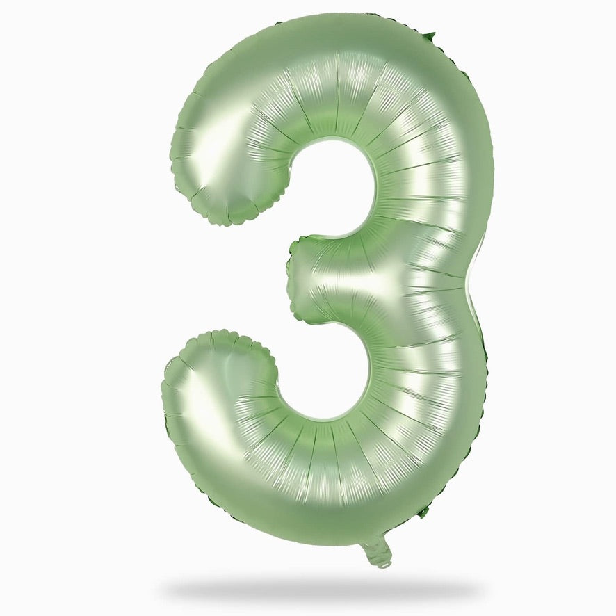 40" Satin Green Number: 3
