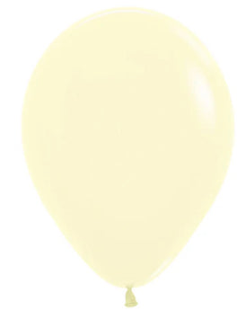 Sempertex 5” Pastel Matte Yellow 100ct