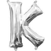 40” Silver Letters: K