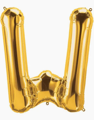 16" Gold Letter: W