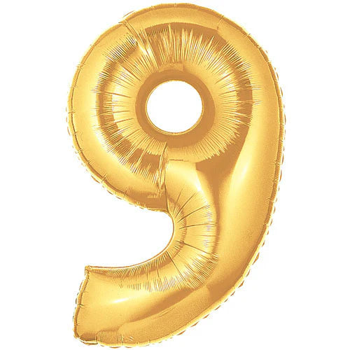 Betallic 16" Gold Number 9