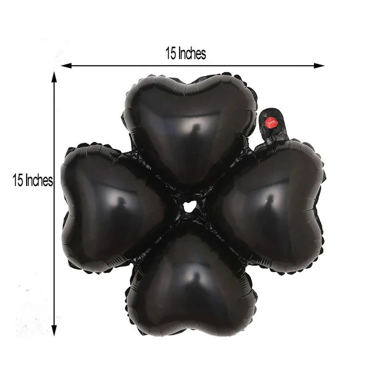 18" Magic Clover 5ct: Black
