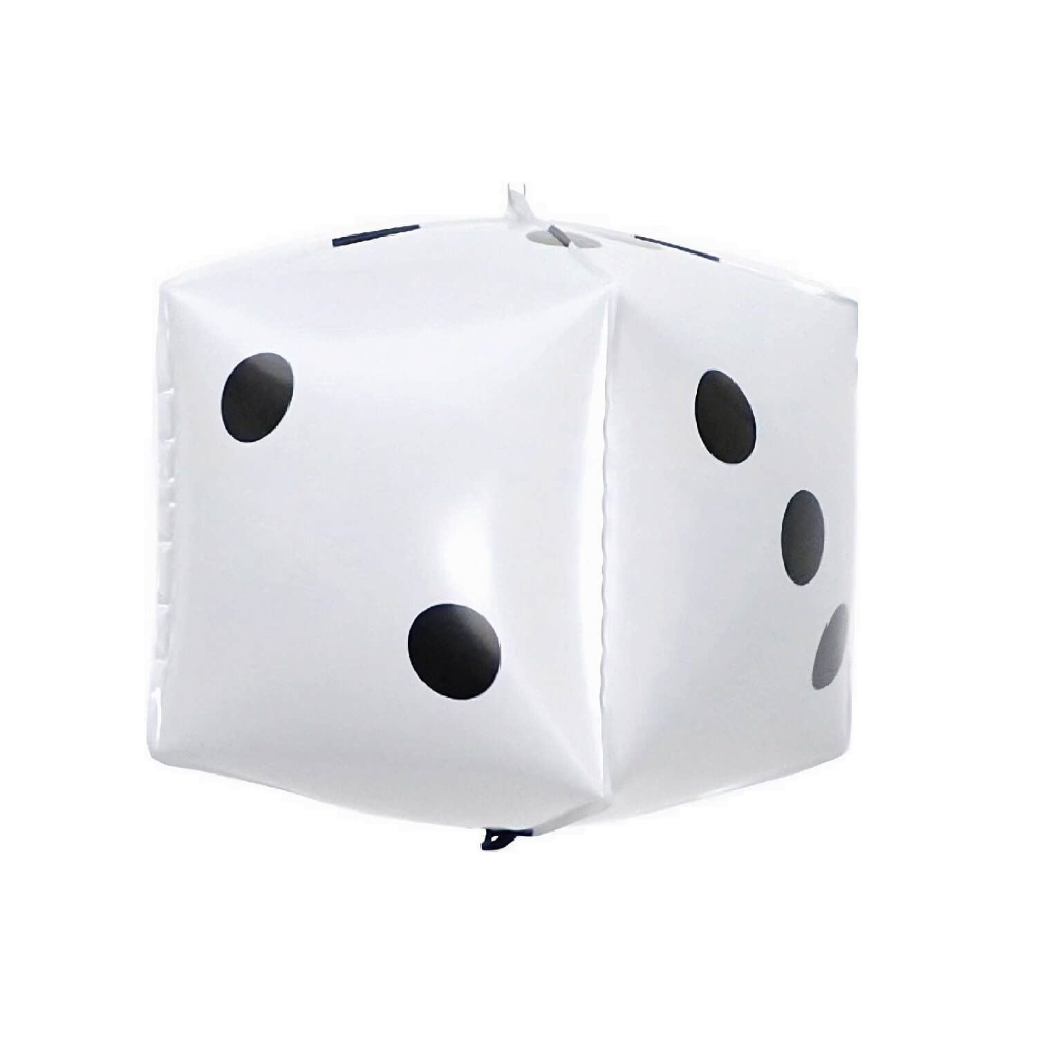 12" 3D Casino White Dice
