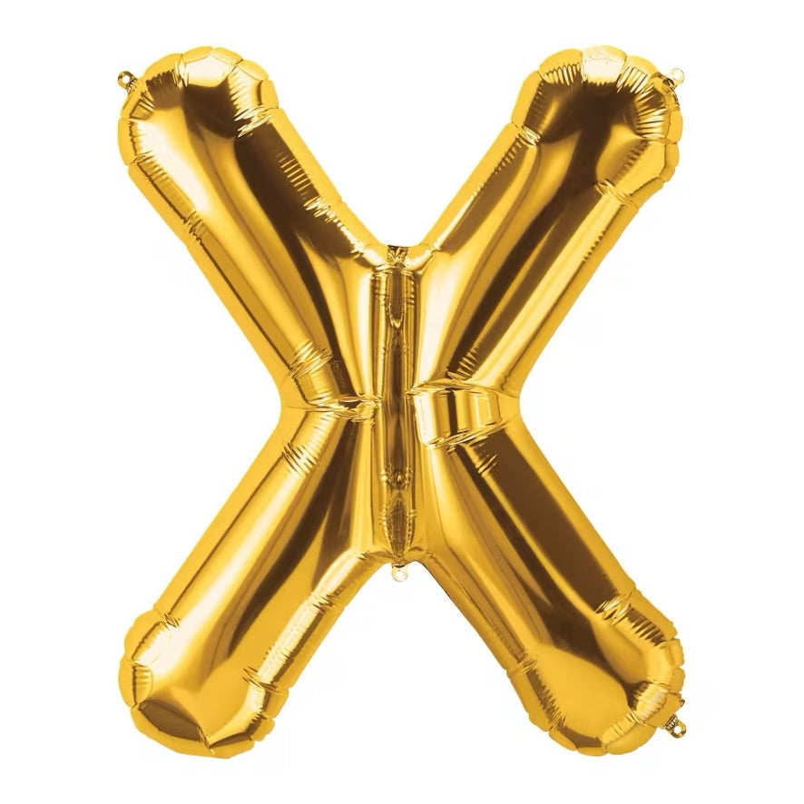 32" Gold Letter: X