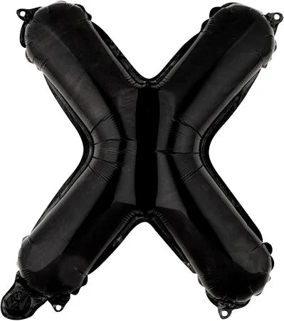 16" Black Letter: X
