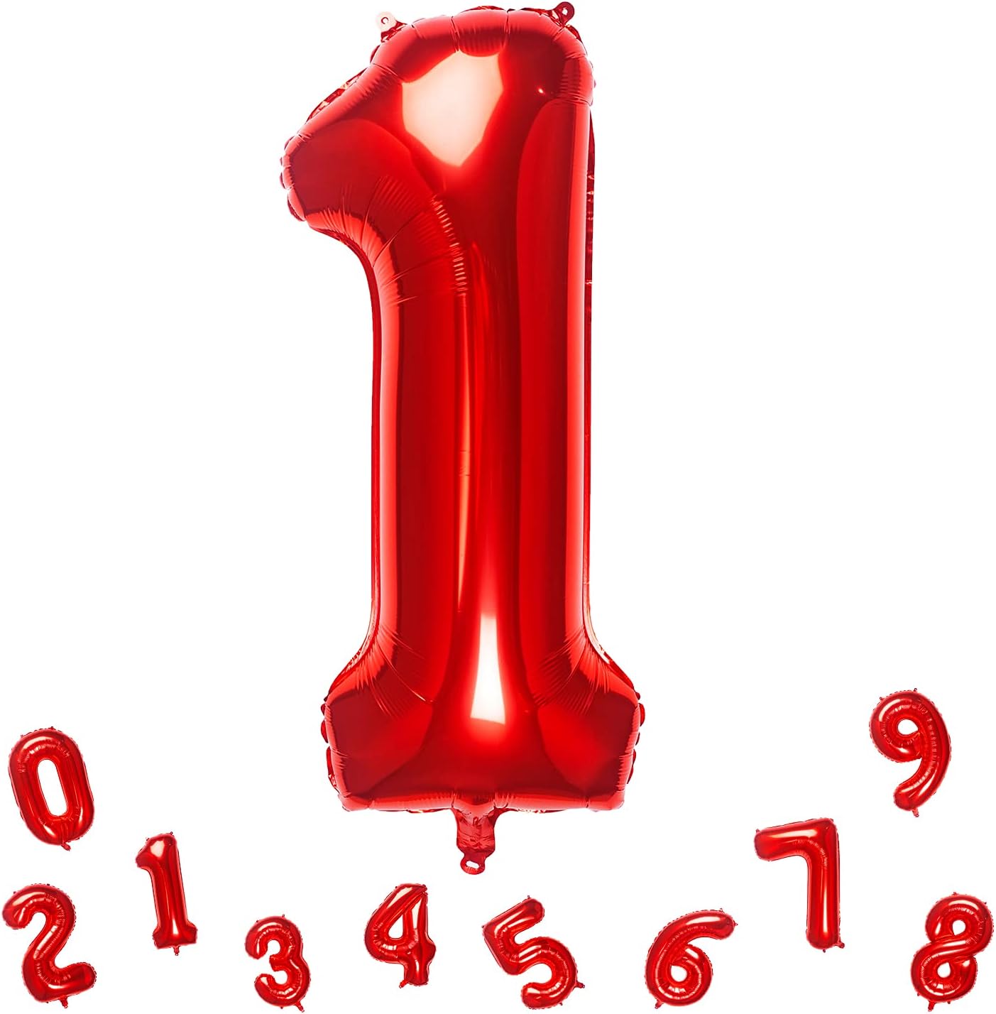 32” Red Number 1