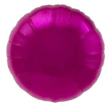 Lucky Foil: 18" Round Magenta