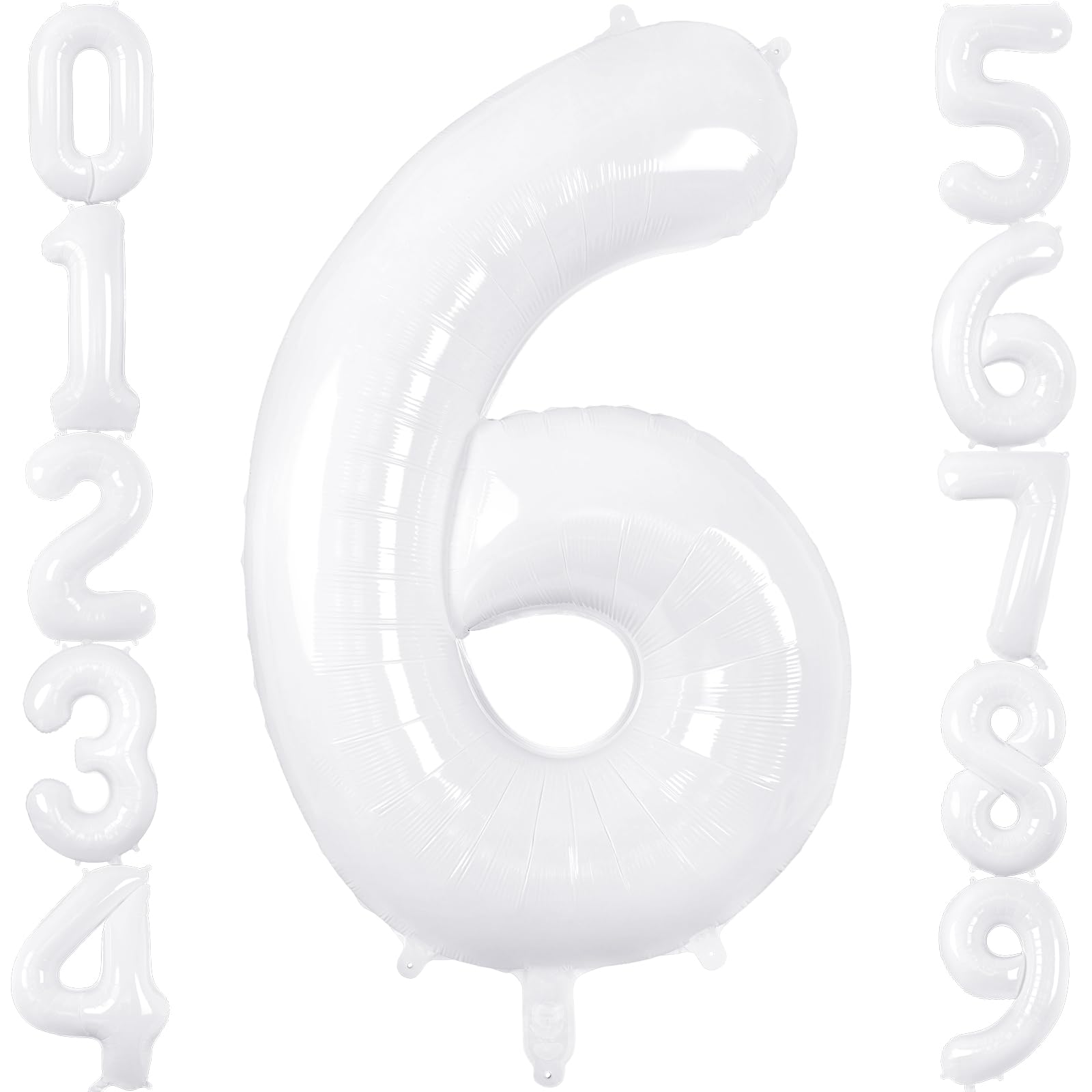 40" Cymylar White Number #6