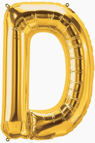 16" Gold Letter: D