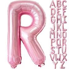 16” Baby Pink Letter: R