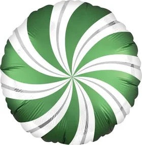 18" Green Candy Swirl