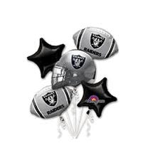 NFL Balloon Bouquet: Las Vegas Raiders