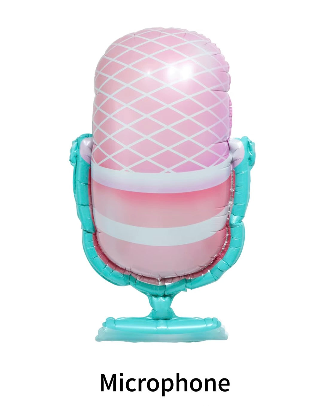 34" Pink Microphone