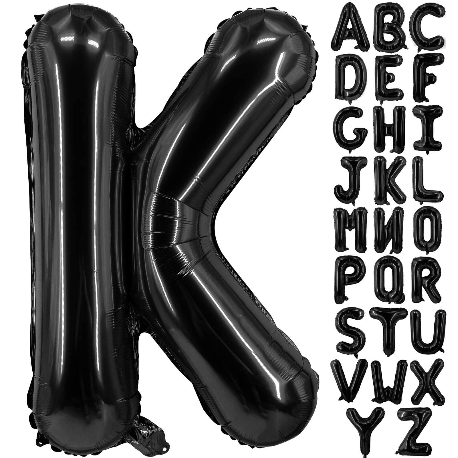 40” Black Letters: K