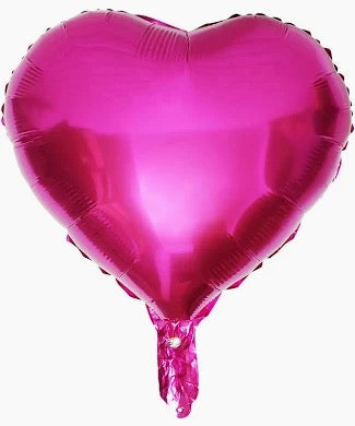 Lucky Foil: 18" Heart Hot Pink