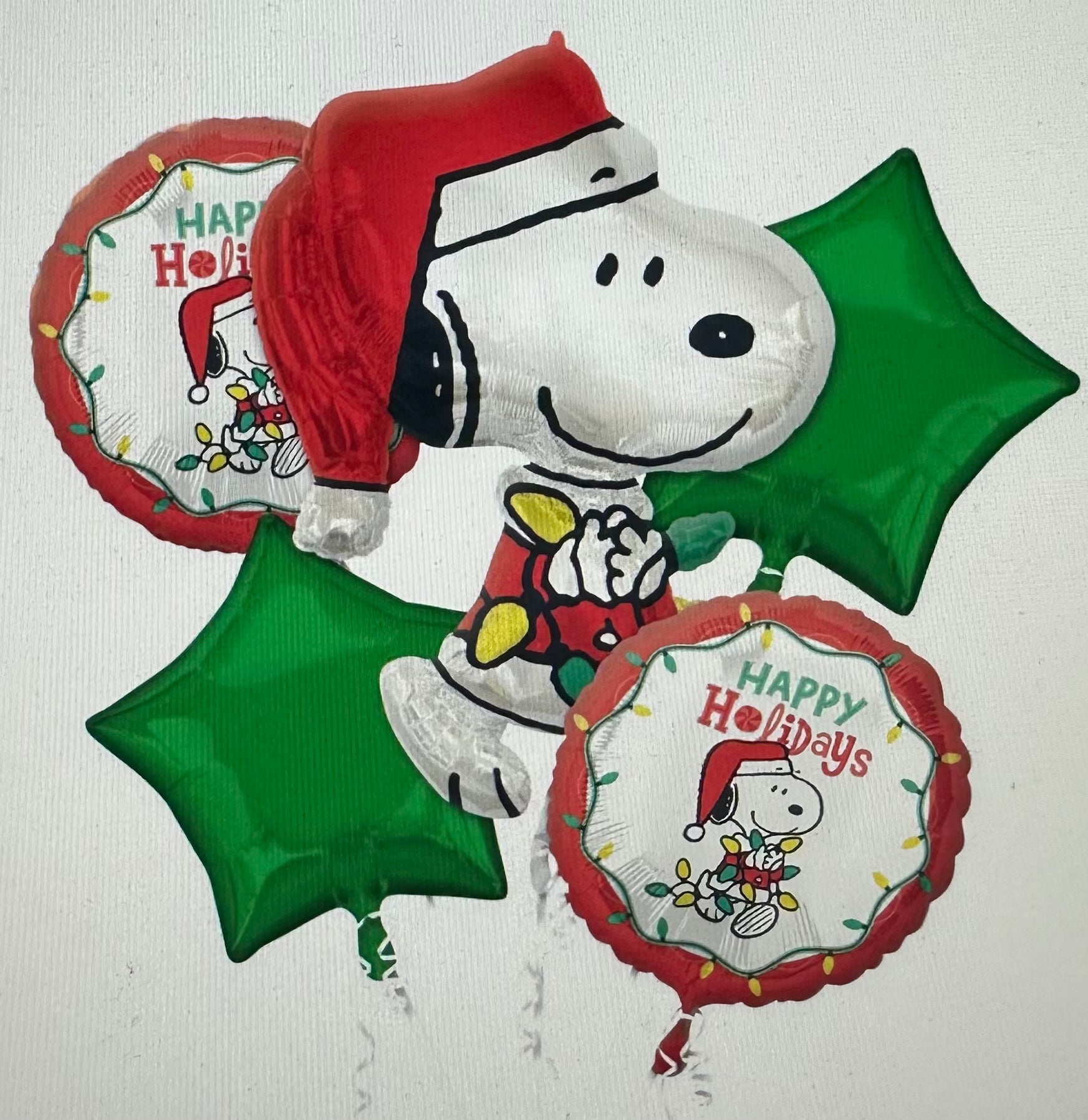 Peanuts Happy Holidays Balloon Bouquet