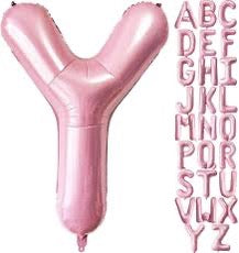 16” Baby Pink Letter: Y