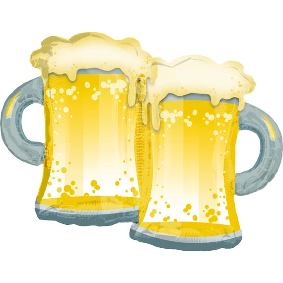 32" Two Beer Mugs