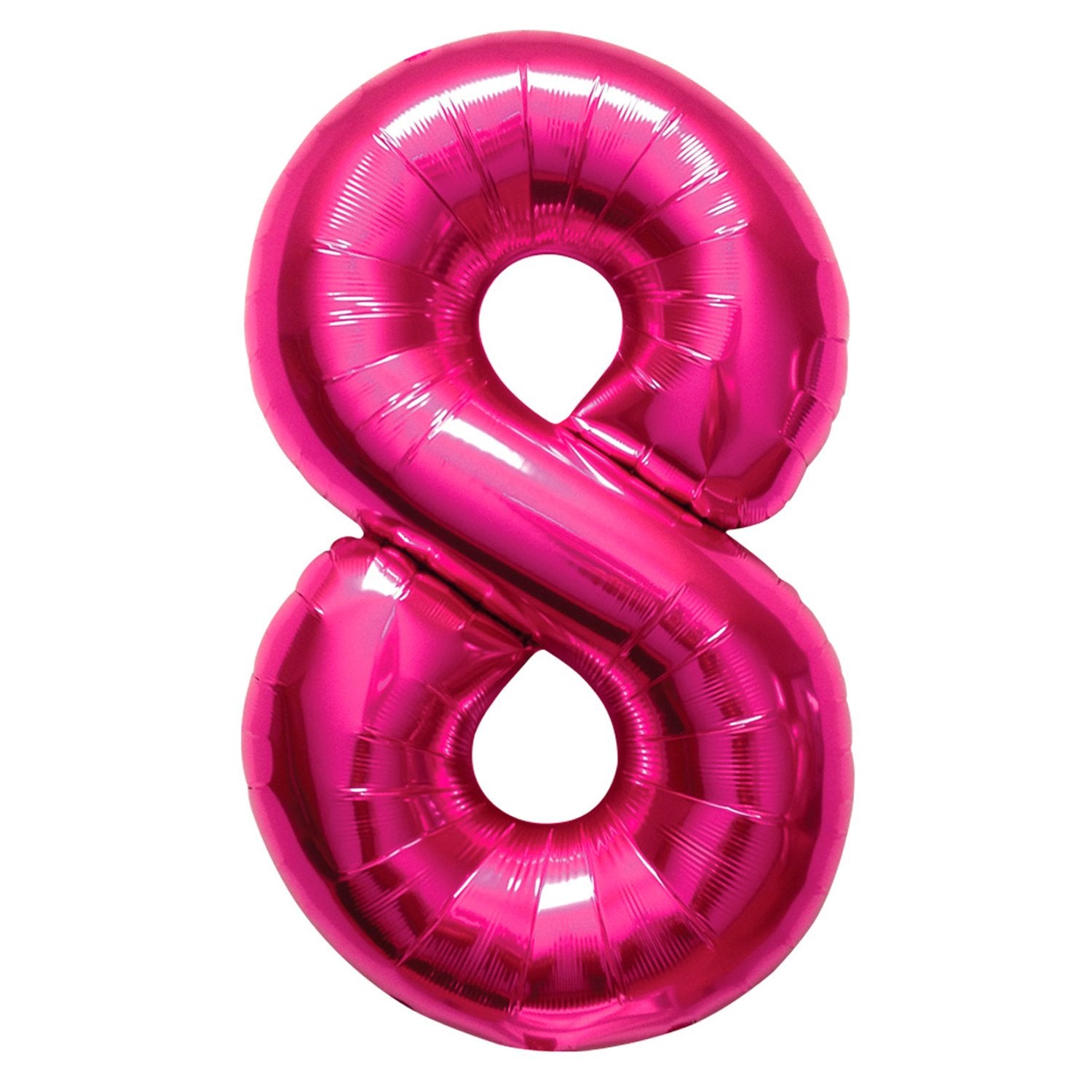 34" Number 8 Magenta North Star