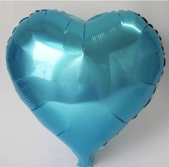 Lucky Foil: 18" Heart Light Blue