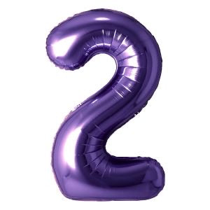 34" Purple Number: 2