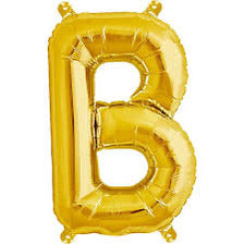 16" Gold Letter: B
