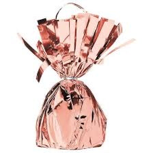 Balloon weight: Rose Gold