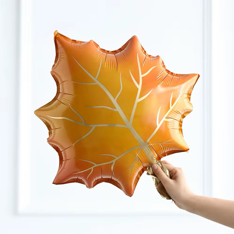 19" Fall Leaf: Orange