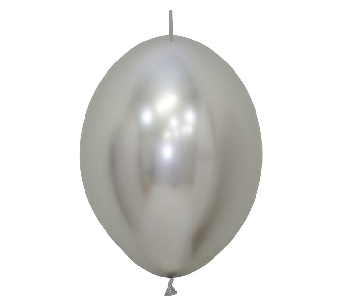 Sempertex 6" Reflex Silver LOL 50ct