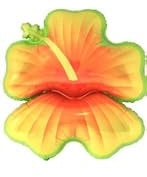 25" Hibiscus Flower: Yellow