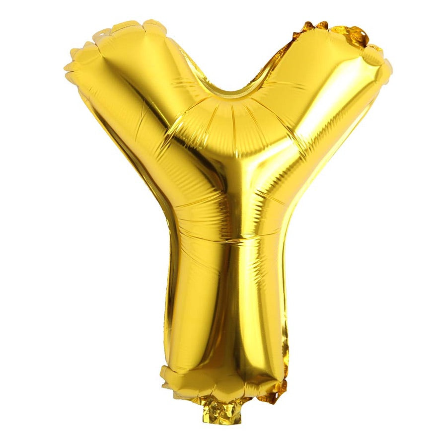 32" Gold Letter: Y