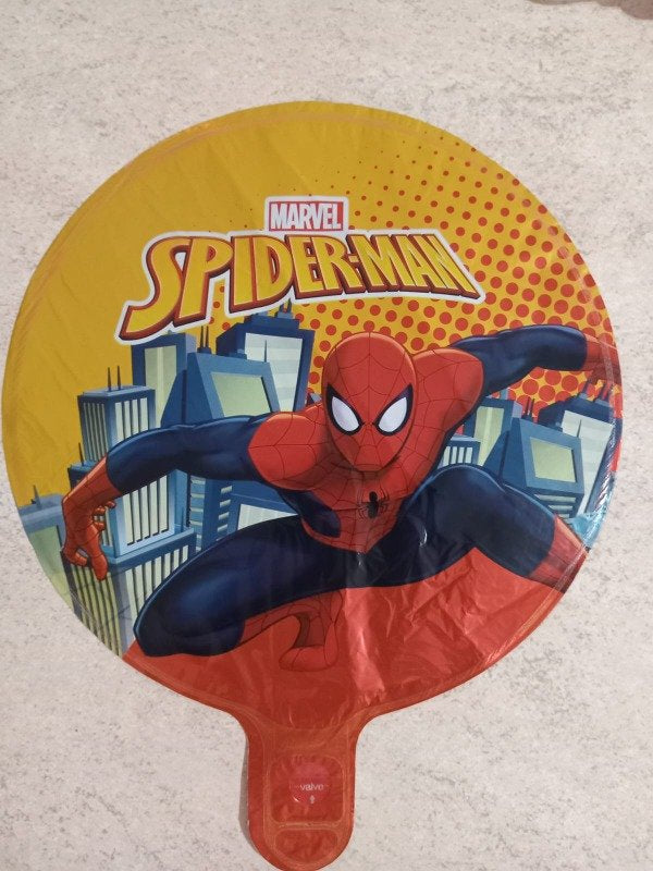 10" Spider man Foil Balloon Airfill Only