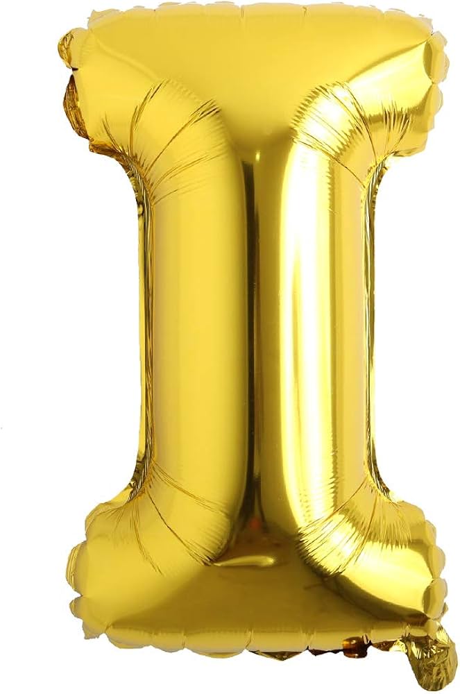 32" Gold Letter: I