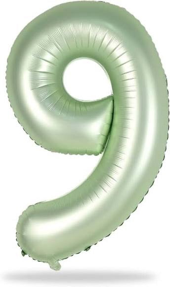 40" Satin Green Number: 9