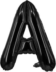 16" Black Letter: A