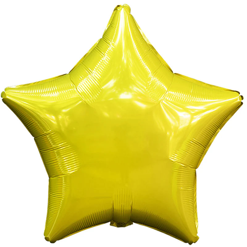 Lucky Foil: 18" Star Yellow