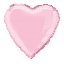 Lucky Balloons: 18" Heart Pastel Pink