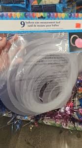 Plastic Balloon Sizer