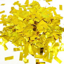 50 Grams Confetti Bag: Gold