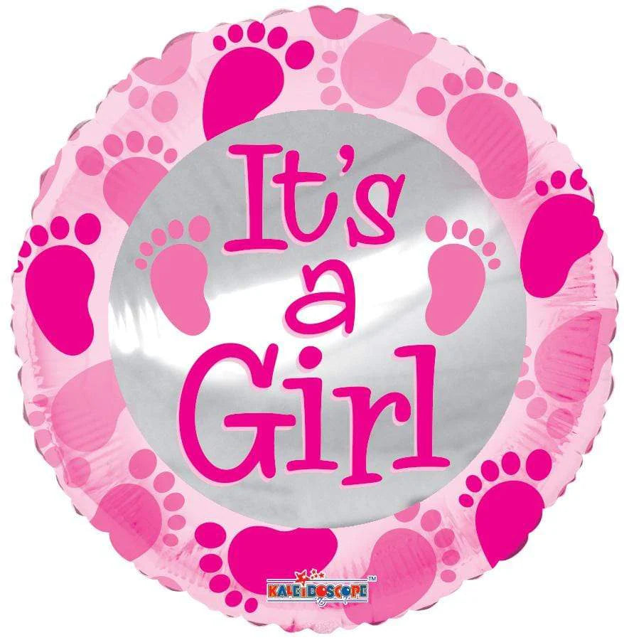 18" Baby Pink Foot Prints