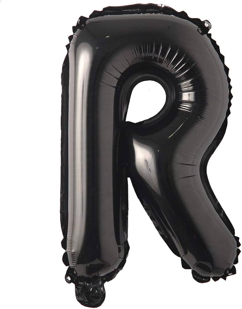 16" Black Letter: R