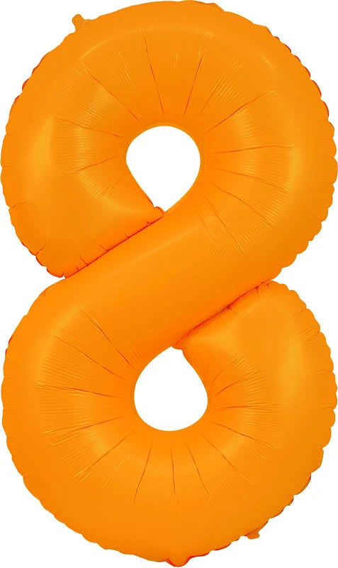 40" Neon Orange Number: 8