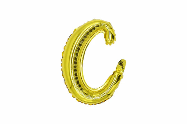 18" Gold Cursive Letter: C