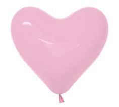 Sempertex 6" Heart Fashion Bubble Gum 100ct