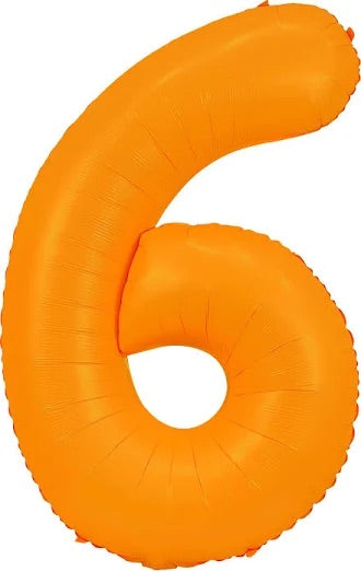 40" Neon Orange Number: 6
