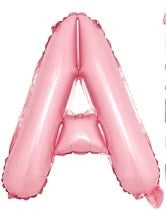 16” Baby Pink Letter: A