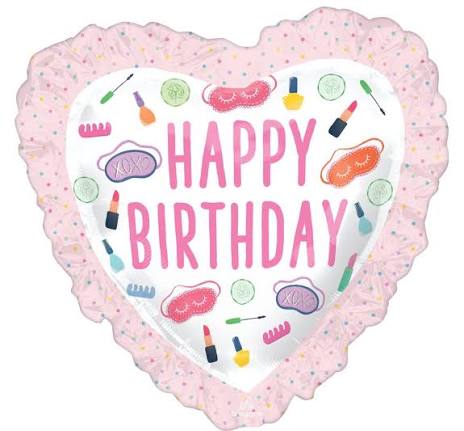 28" Spa Party Happy Birthday
