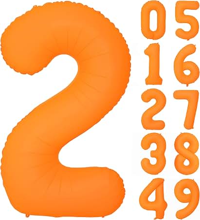 40" Neon Orange Number: 2