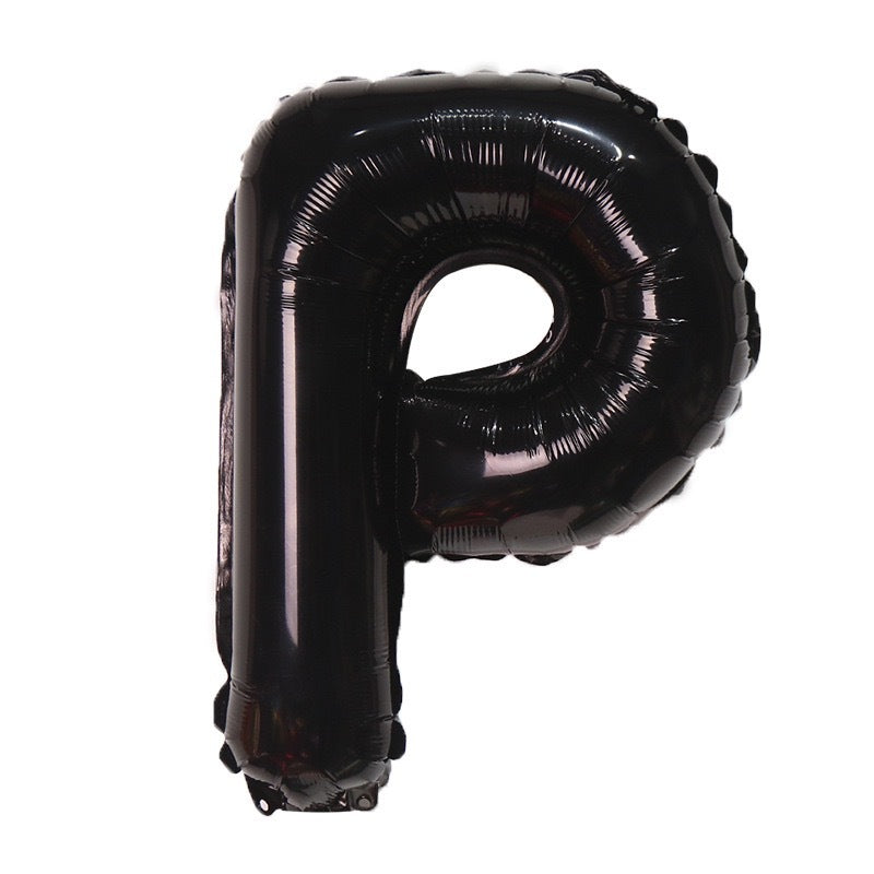 16" Black Letter: P