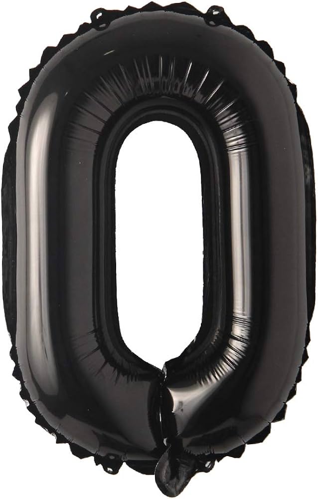 16" Black Letter: O